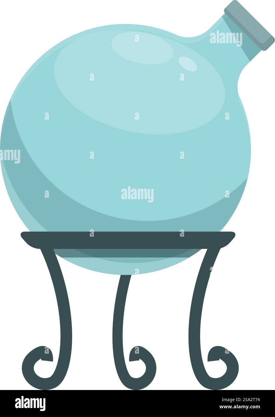 Empty glass potion icon Stock Vector Images - Alamy