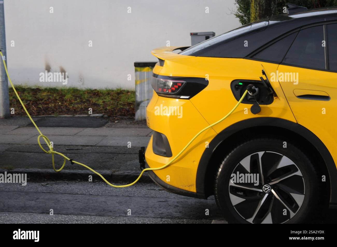 Copenhagen/ Denmark/28 january 2025/Electric charging point and ...