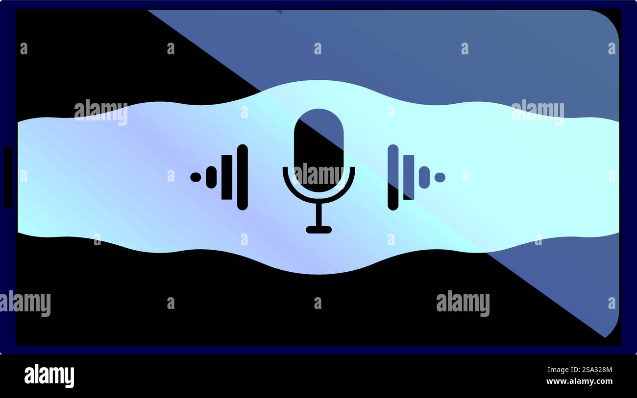 Digital central wave Stock Vector Images Alamy