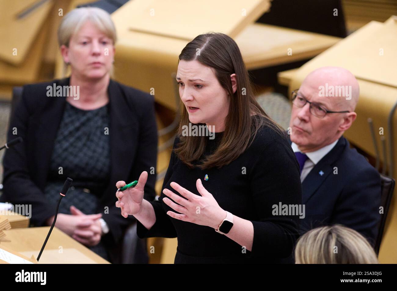 Edinburgh Scotland, UK 28 January 2025. Minister for Children, Young ...