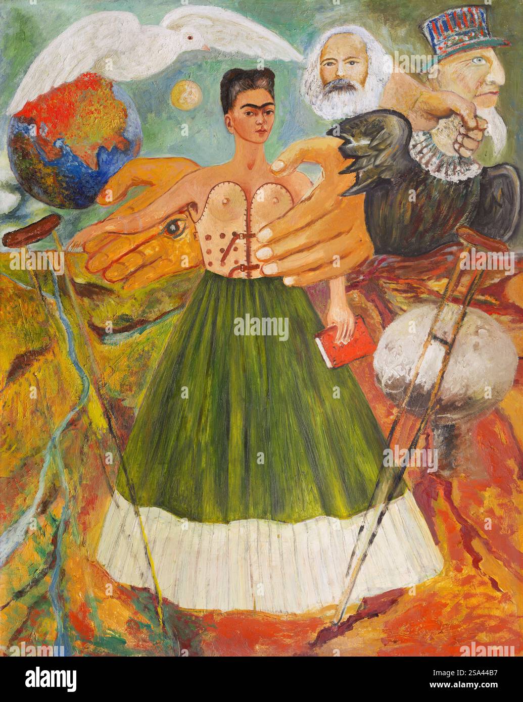 Maroxim Frida Kahlo. Paintng entitled