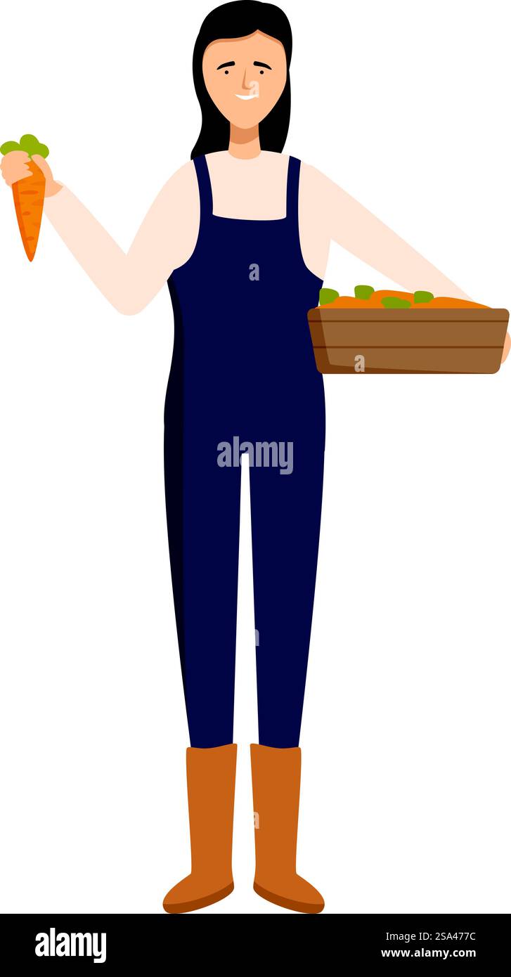 Millennial farmer Stock Vector Images - Alamy