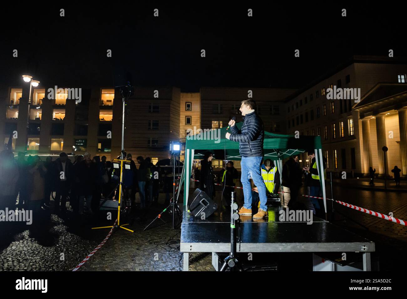 Philipp Ralle 28 January 2025, Berlin: Philipp Türmer, Federal Chairman of the Young ...
