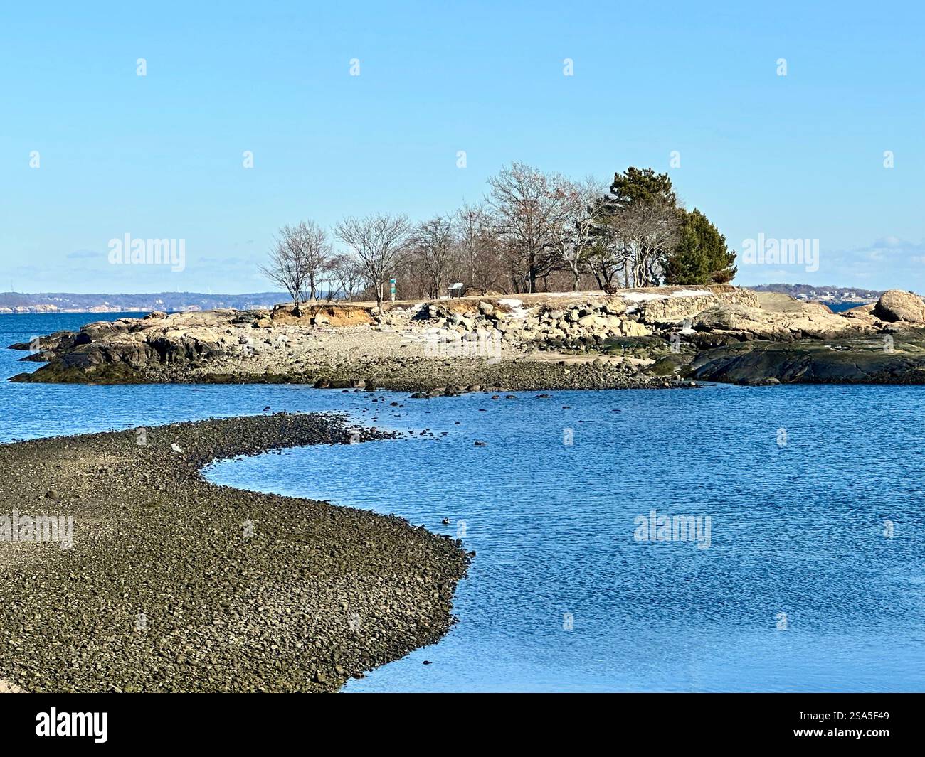 Low tide in Little Harbor, Marblehead Stock Photo Alamy