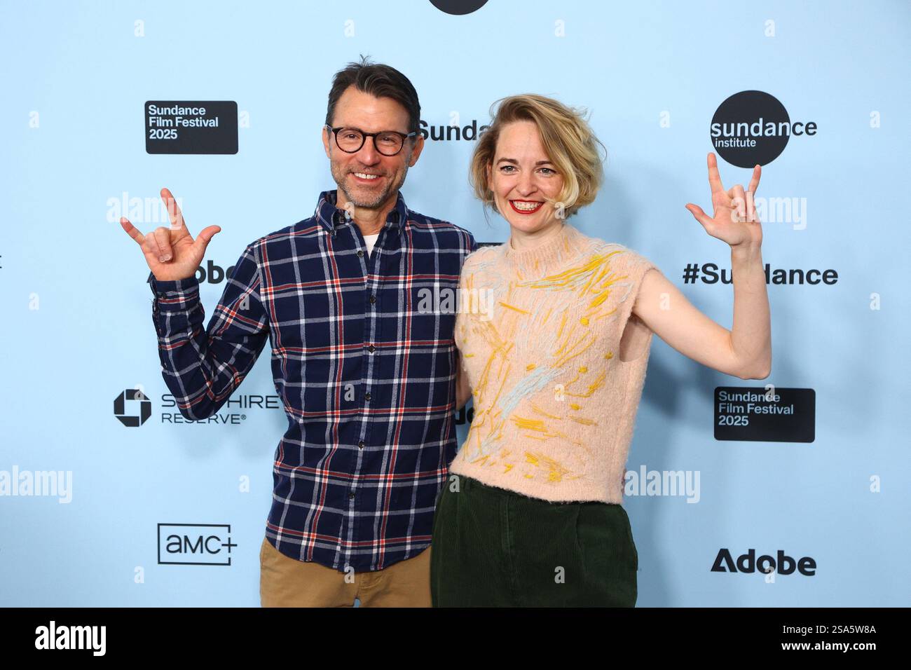 Ut. 28th Jan, 2025. Jonathan King, Amanda Rohlke at arrivals for DEAF ...