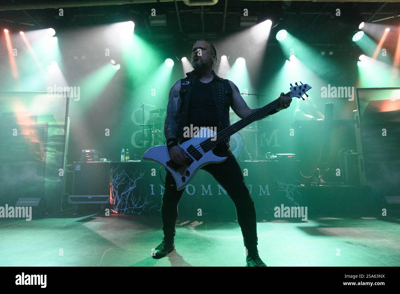 Munich Germany January 27th 2025 Mikko Kivist Bass Guitar Of 
