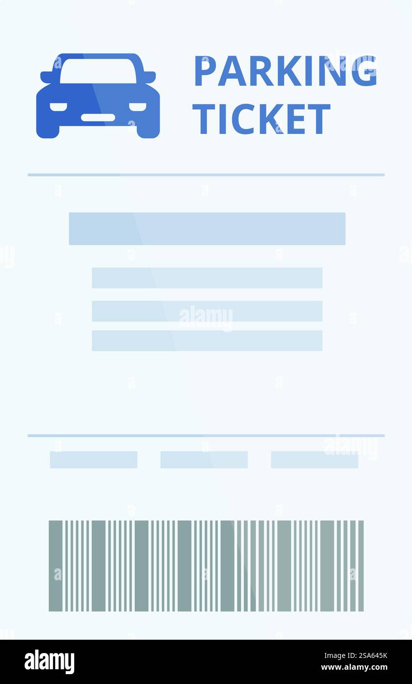 Parking ticket is being issued for a parking violation. Parking ticket ...