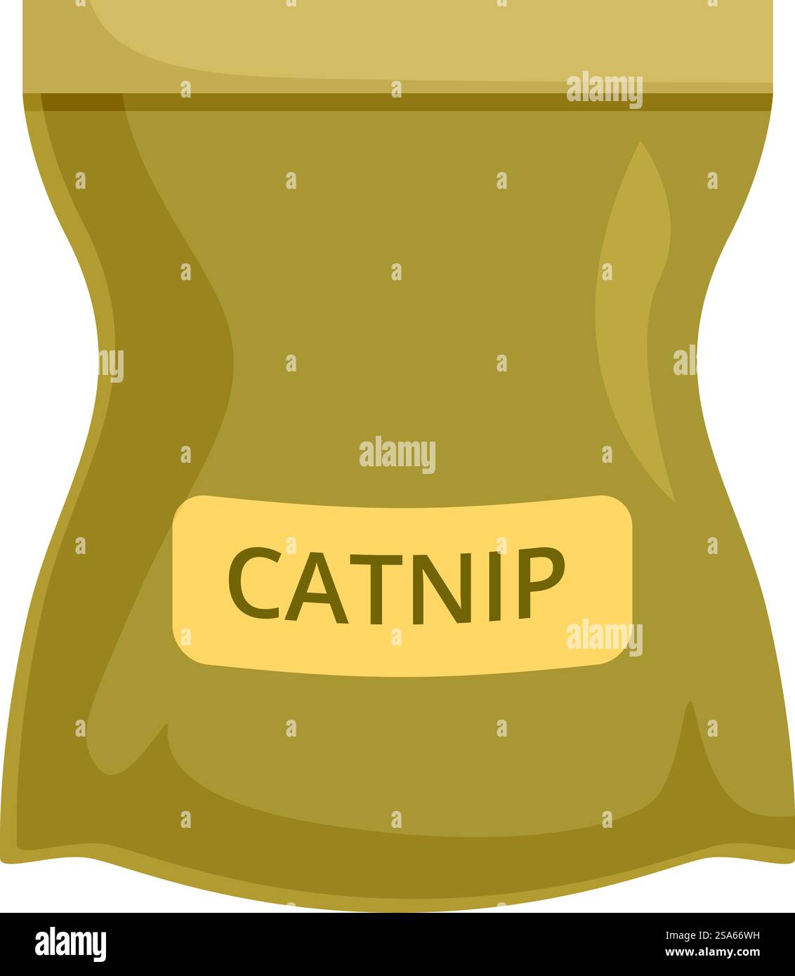 Full paper bag containing catnip, a plant that can make your cat very ...
