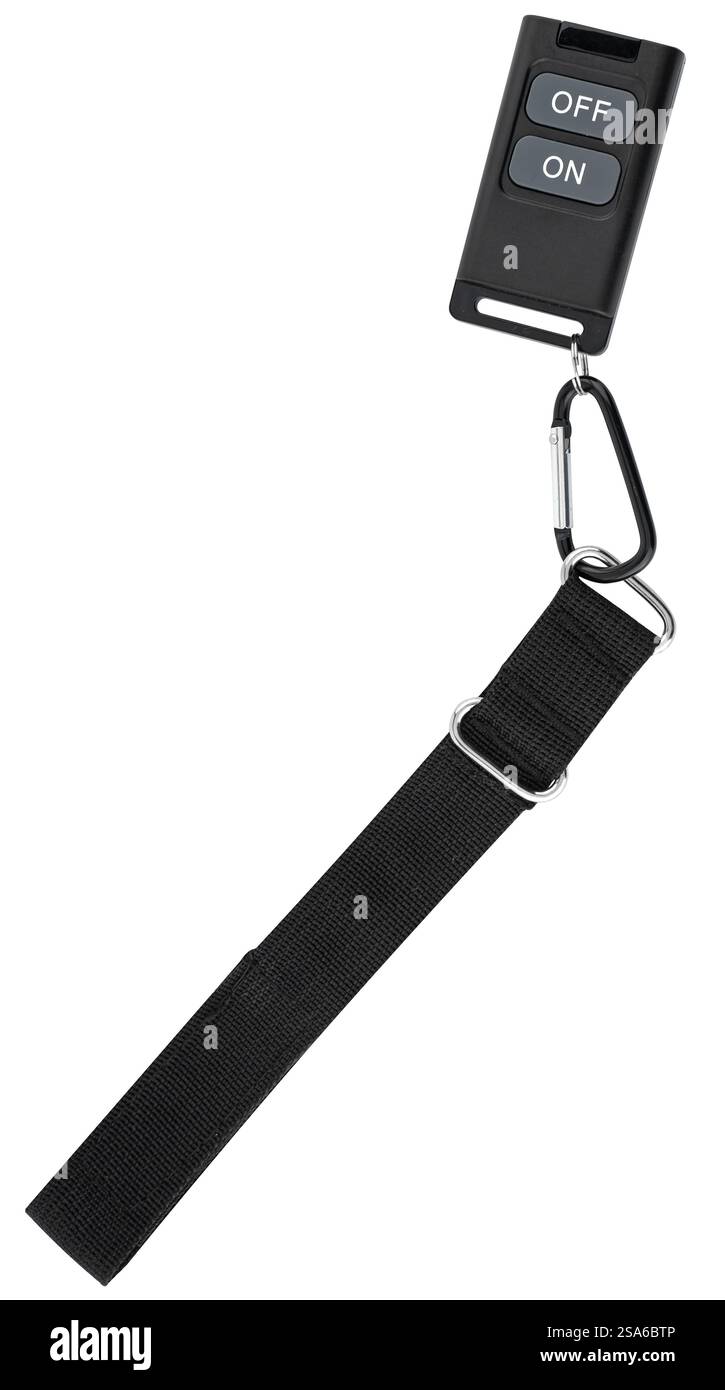 Remote control on/off, on white background in isolation Stock Photo - Alamy