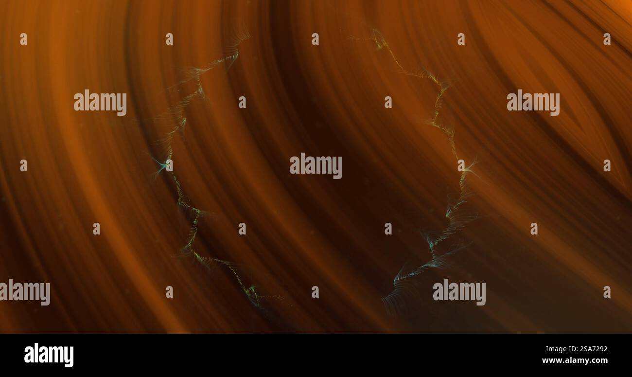 Image of glowing light trails moving over black background Stock Photo ...