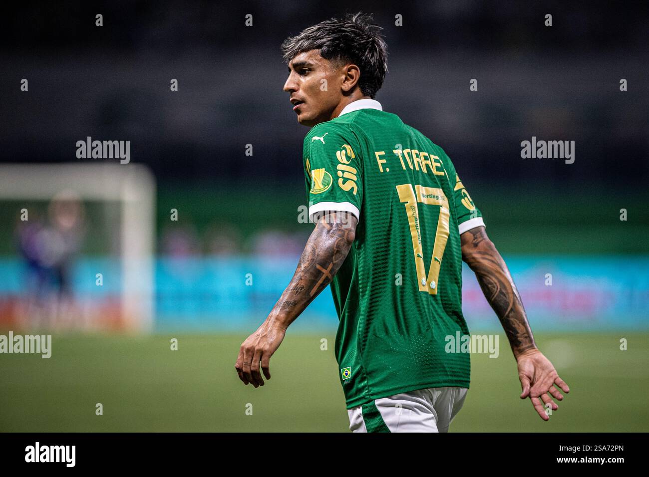 Facundo Torres Of Palmeiras During The Campeonato Paulista A1 2025 Facundo Torres Of Palmeiras During The Campeonato Paulista A1 2025 Football Match Between Palmeiras And Red Bull Bragantino At The Allianz Parque Stadium On January 28 2025 In So Paulo Brazil Riquelve Natasports Press Photo Spp 2SA72PN