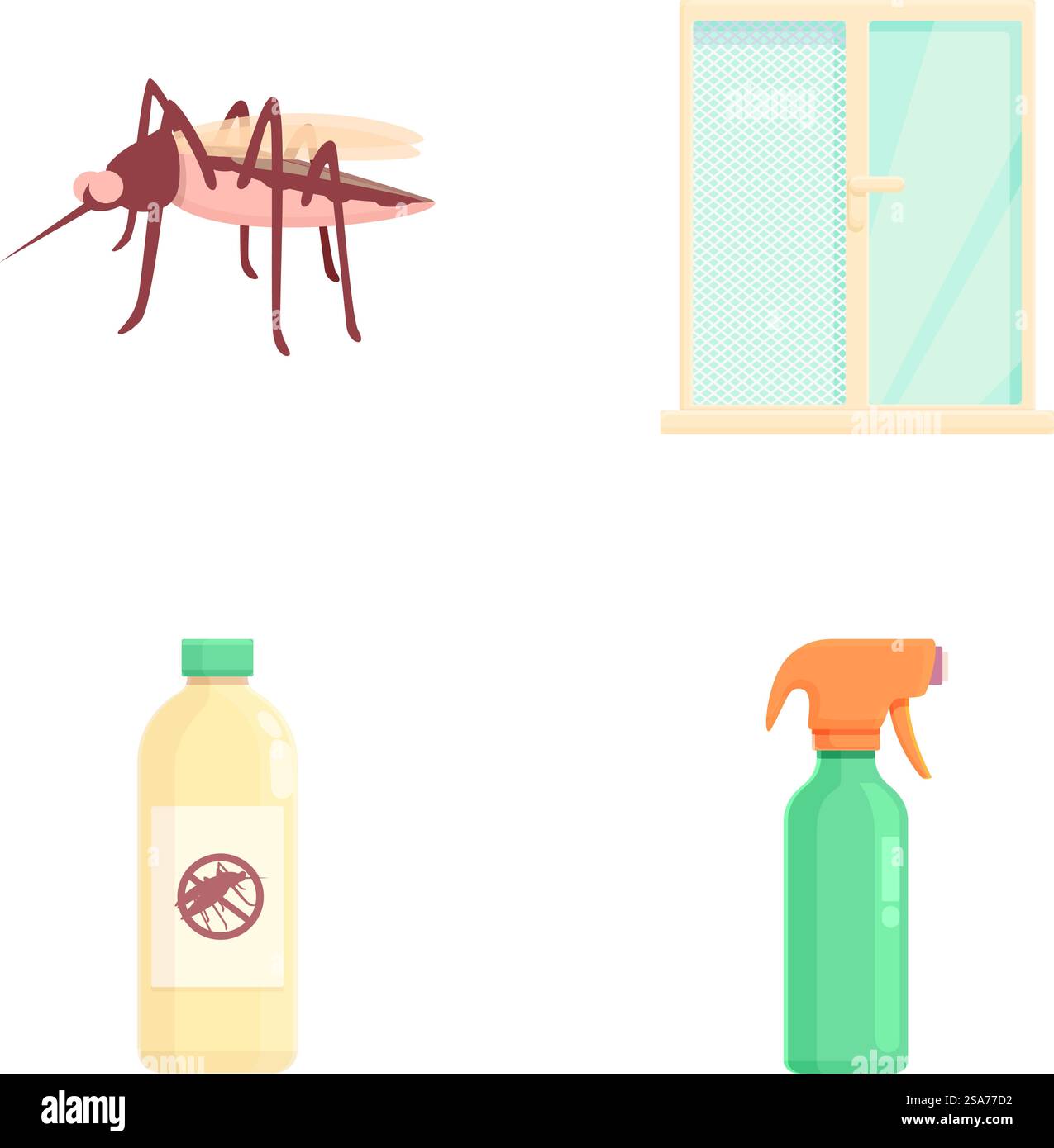 Mosquito window screen Stock Vector Images - Alamy