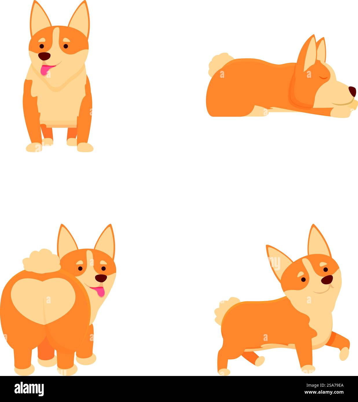 Dog animated cute Cut Out Stock Images \u0026 Pictures - Page 2 - Alamy, image size:1237x1390