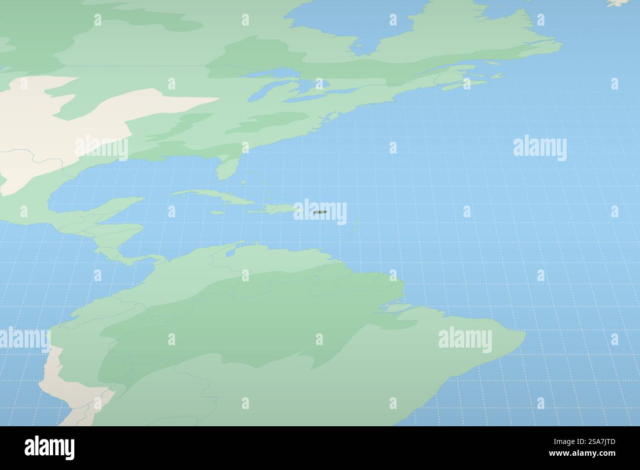 Puerto Rico Highlighted On A Detailed Map Geographic Location Of Puerto Rico Highlighted On A Detailed Map Geographic Location Of Puerto Rico Vector Map 2SA7JTD