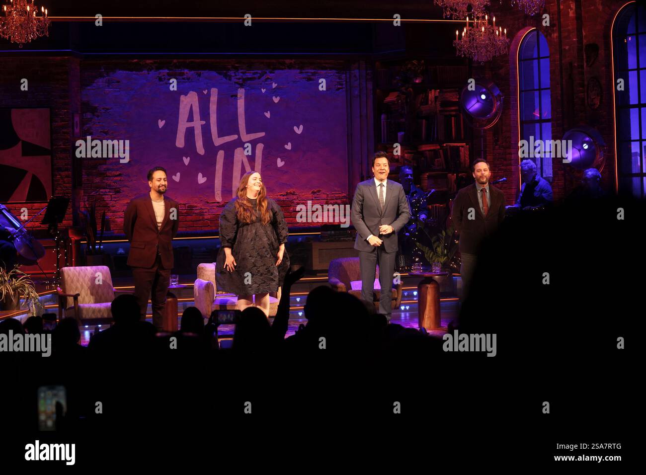 New York, United States. 28th Jan, 2025. Curtain Call for All In