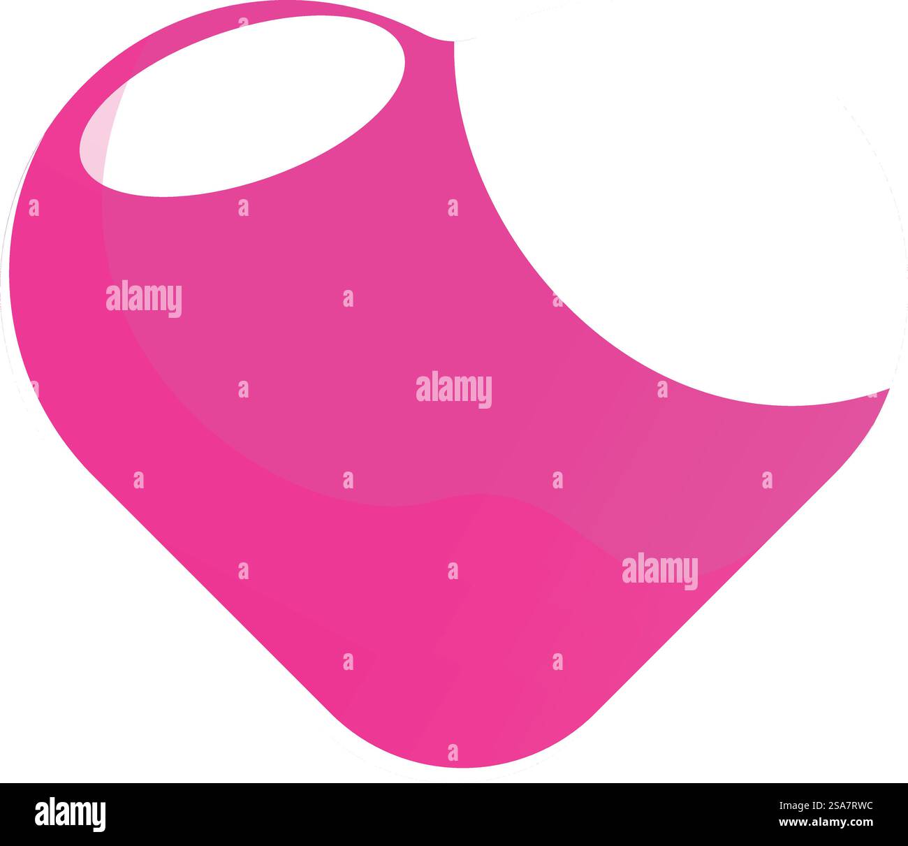 Pink abstract shape is swirling, creating a sense of movement and ...
