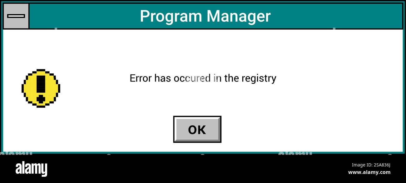 Problem occurred windows operation system hi-res stock photography and ...