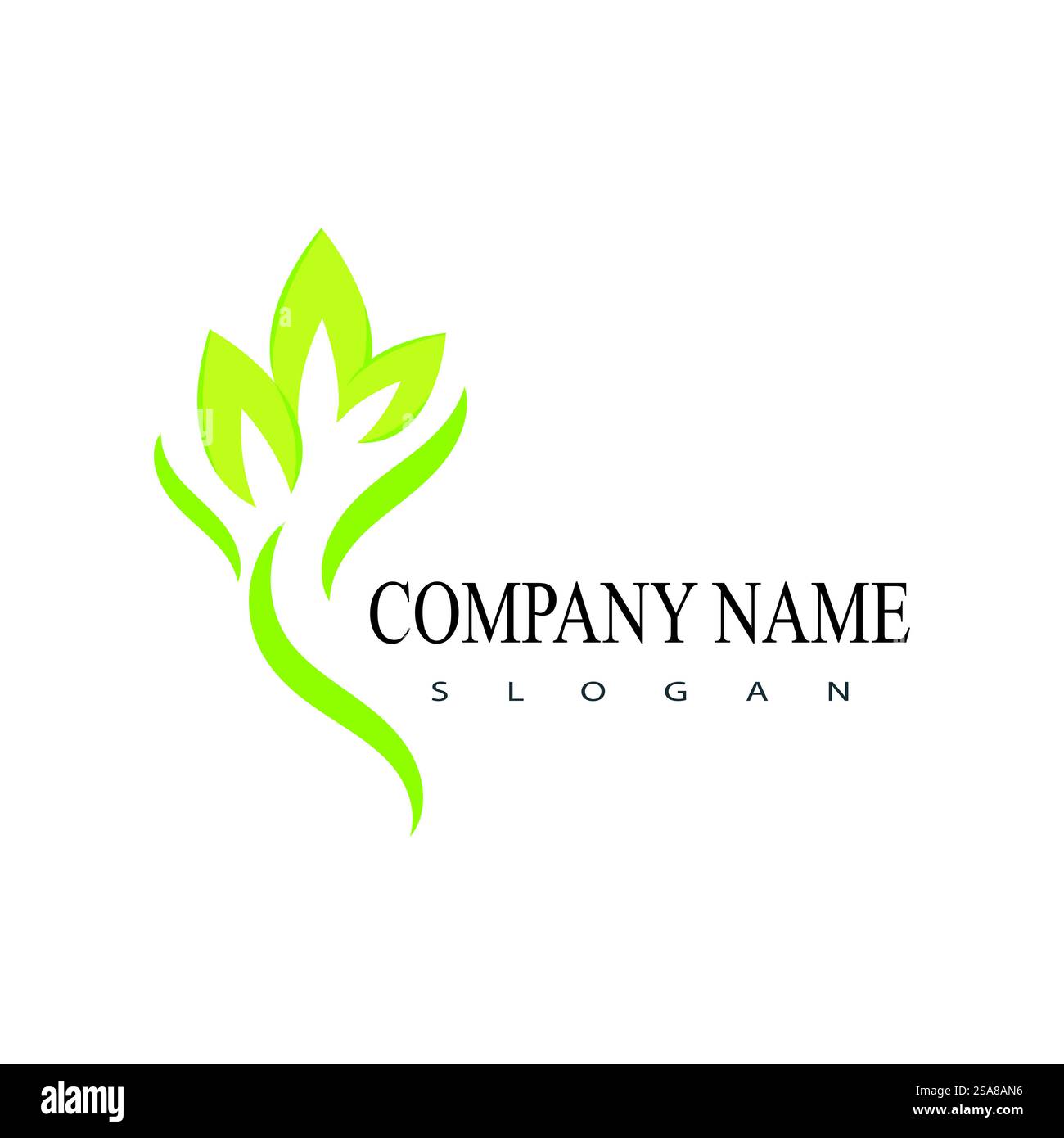 Leaf logo vector template element symbol design Stock Vector Image ...