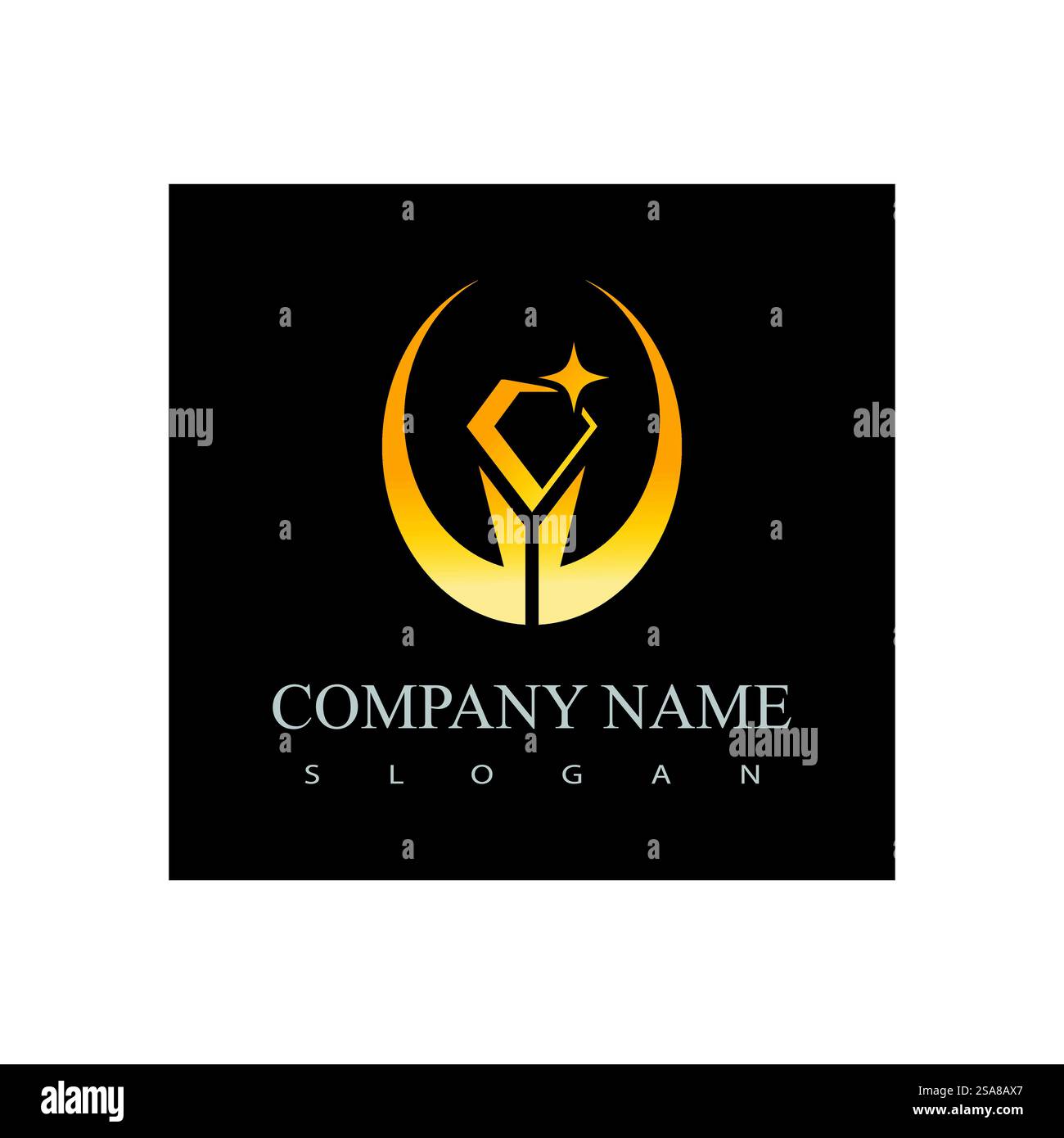 Diamond logo vector template symbol design Stock Vector Image & Art - Alamy