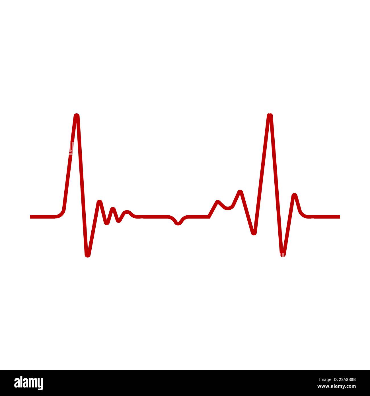 Pulse line ilustration logo vector template Stock Vector