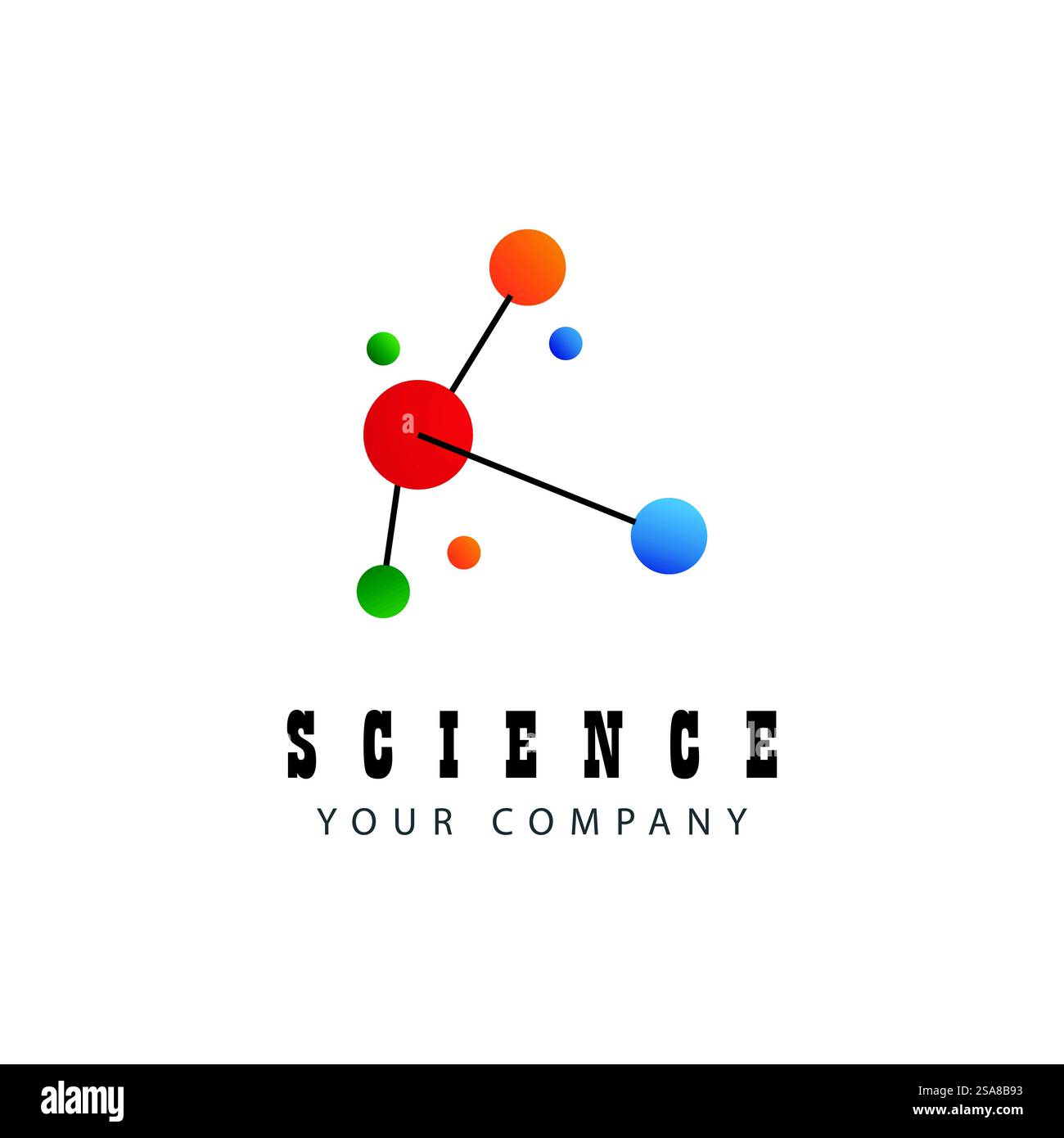 Molecule logo vector template element and symbol Stock Vector Image ...