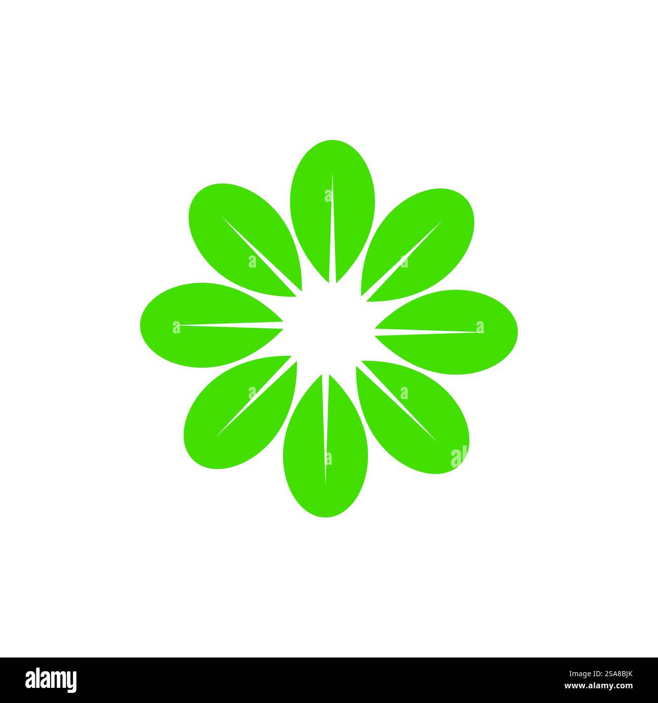 Moringa logo vector template symbol nature Stock Vector