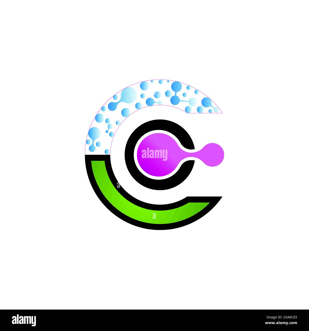 Molecule logo vector template element and symbol Stock Vector Image ...