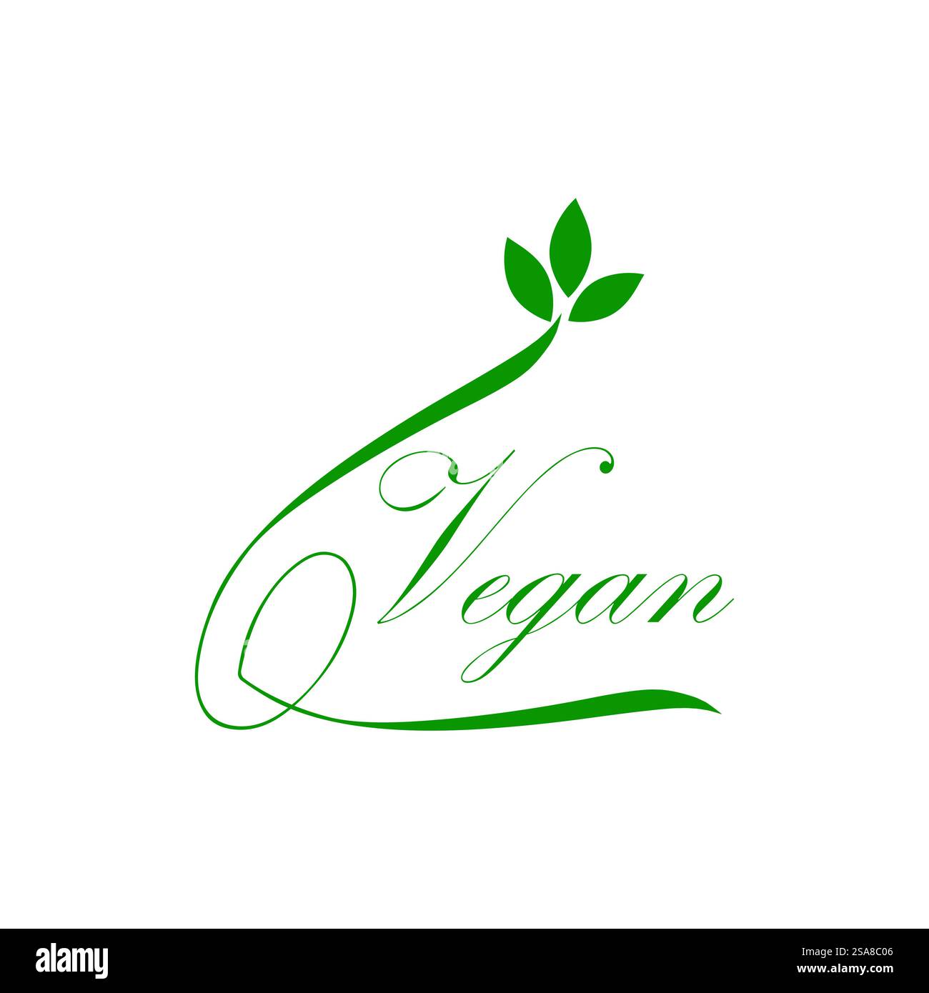 Vegan logo vector template symbol design Stock Vector Image & Art - Alamy