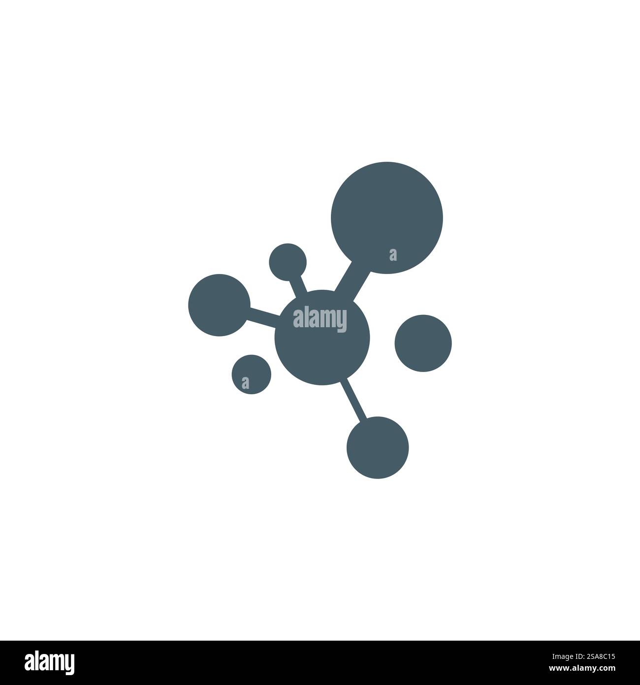 Molecule symbol logo template vector illustration design Stock Vector