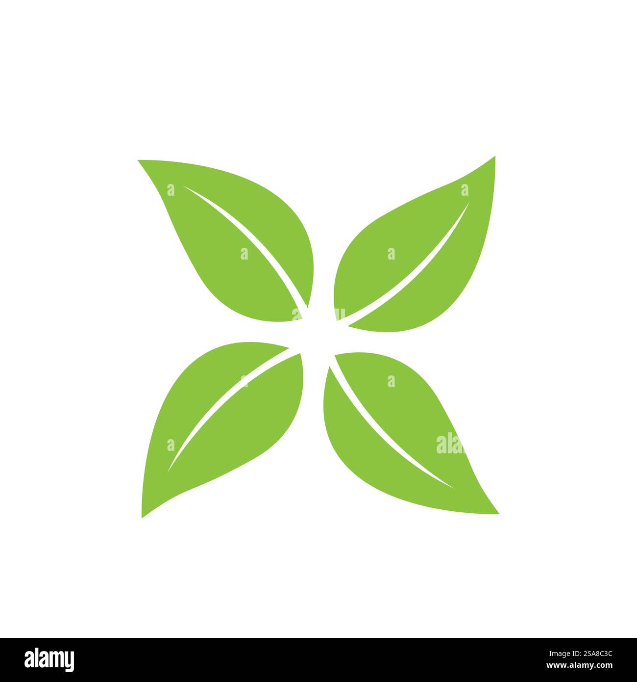 Green leaf logo vector template element symbol design Stock Vector ...