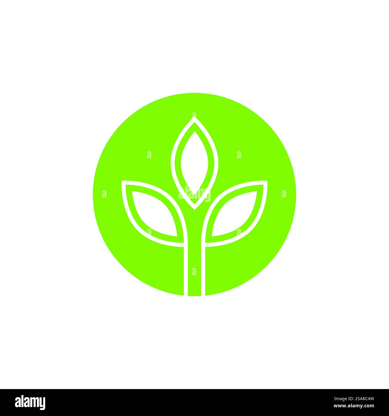 Green leaf logo vector template element symbol design Stock Vector ...