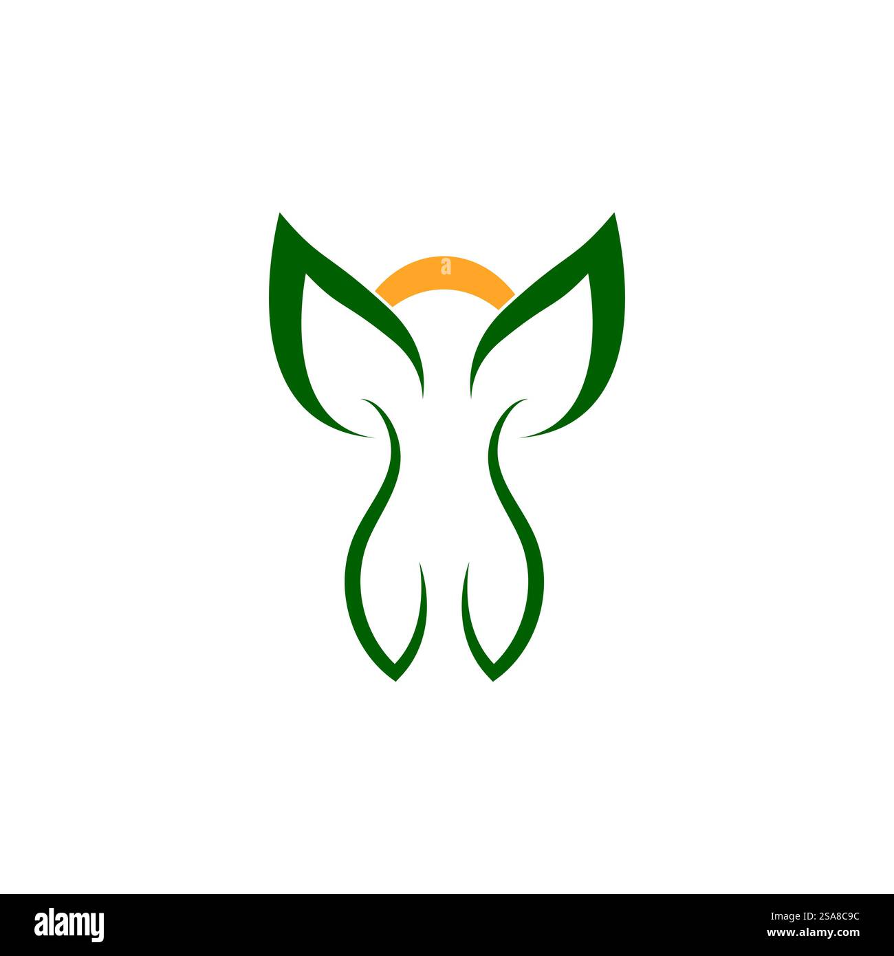 Green leaf logo vector template element symbol design Stock Vector ...