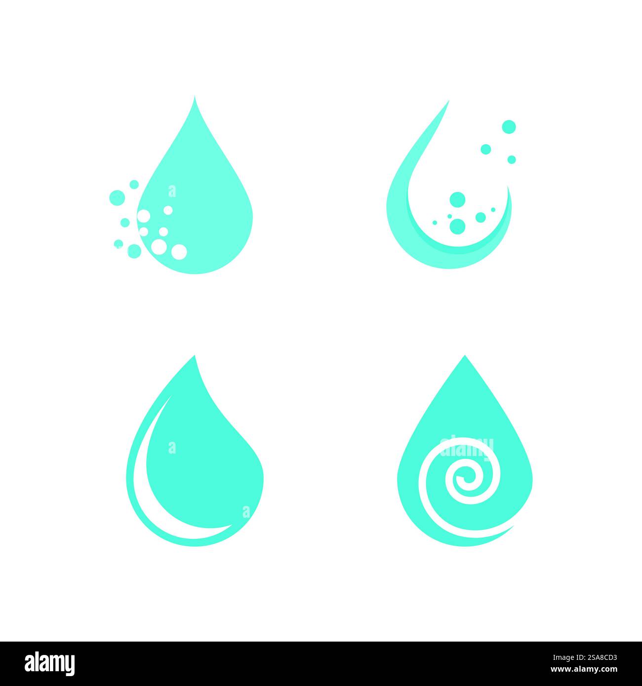 Water drop illustration logo vector design Stock Vector Image & Art - Alamy