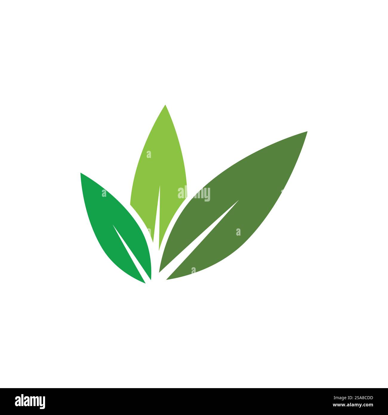Green leaf logo vector element symbol template Stock Vector Image & Art ...