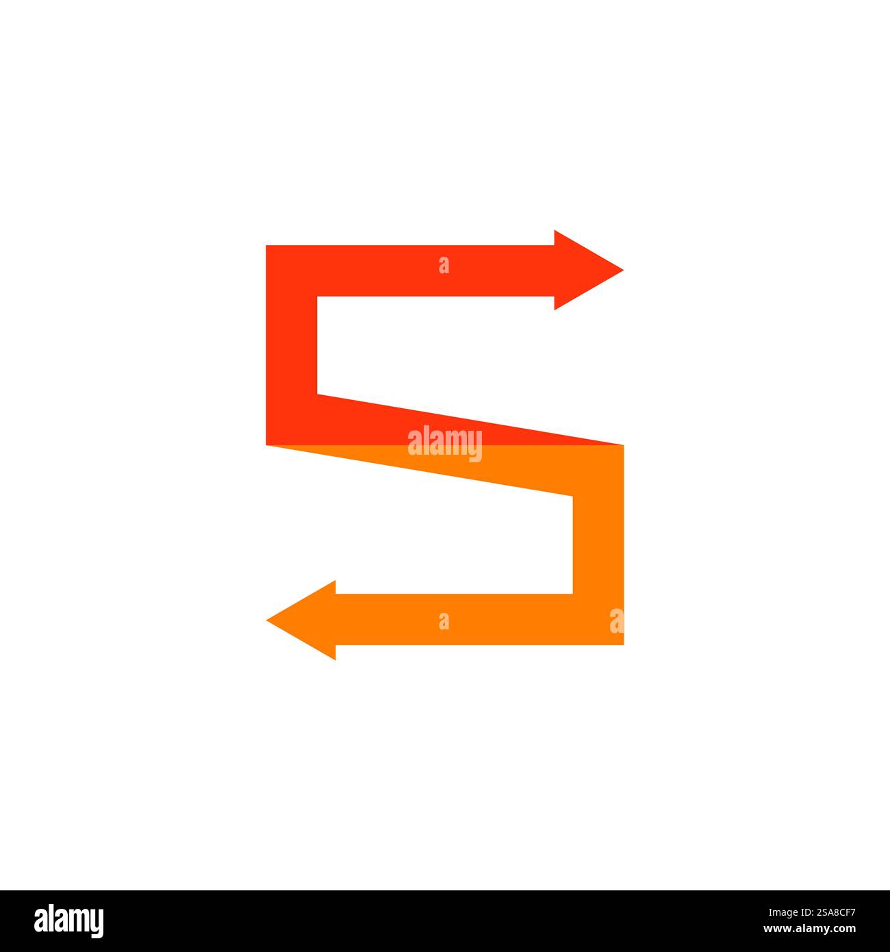 Arrow ilustration logo vector template Stock Vector
