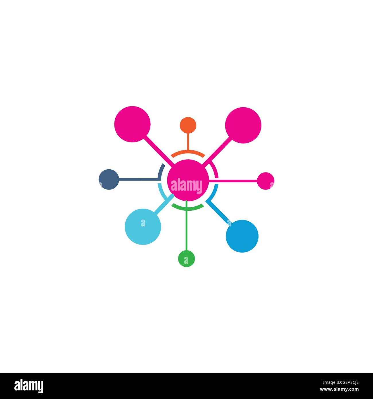 Molecule logo vector template element and symbol Stock Vector Image ...