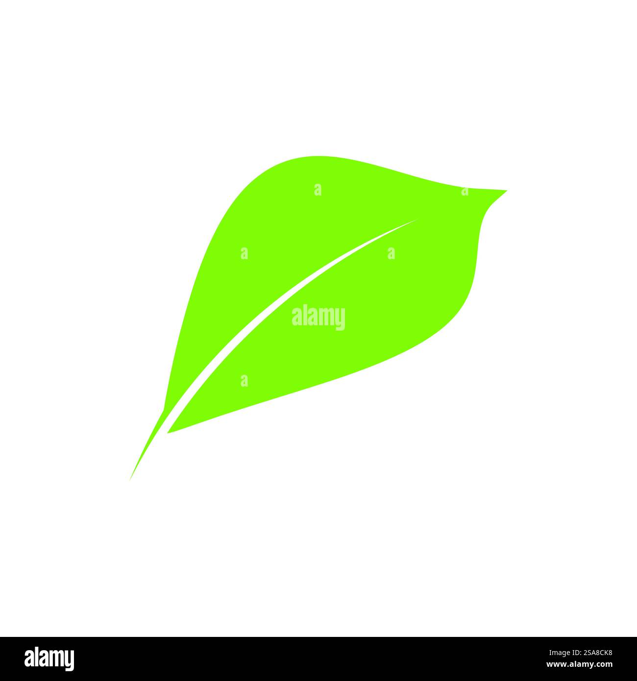 Green leaf logo vector element symbol template Stock Vector Image & Art ...