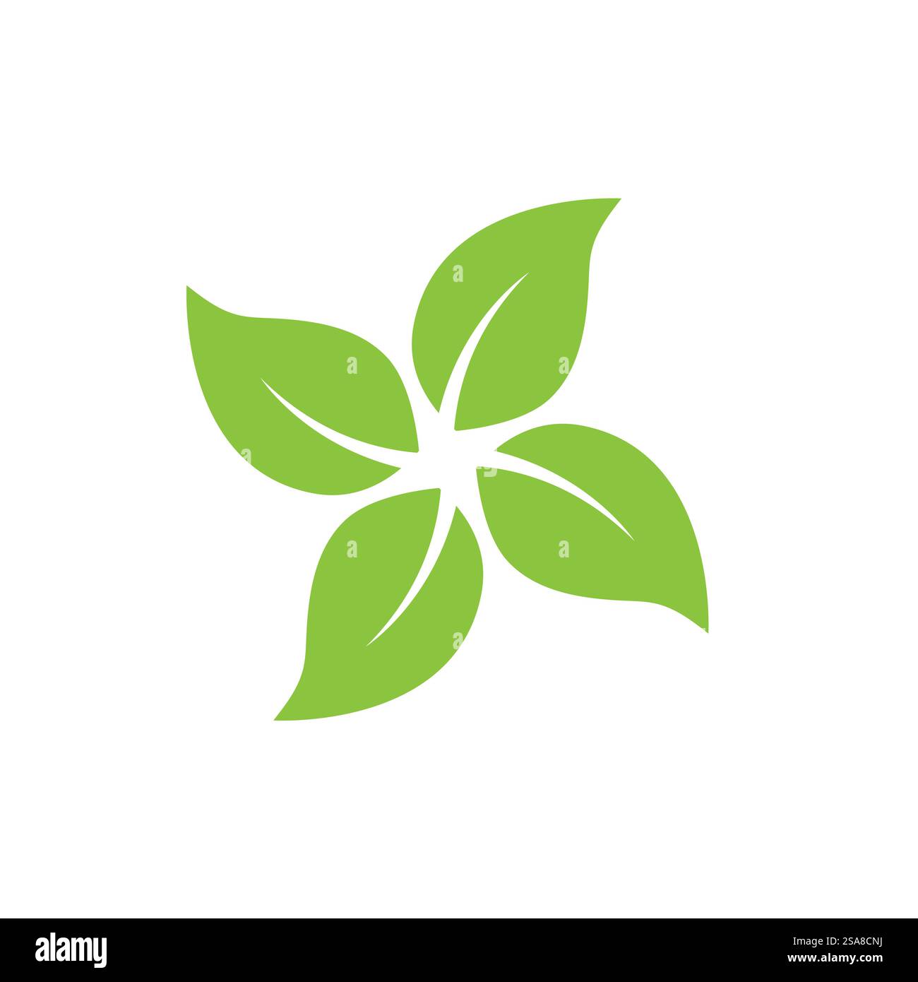 Green leaf logo vector template element symbol design Stock Vector ...