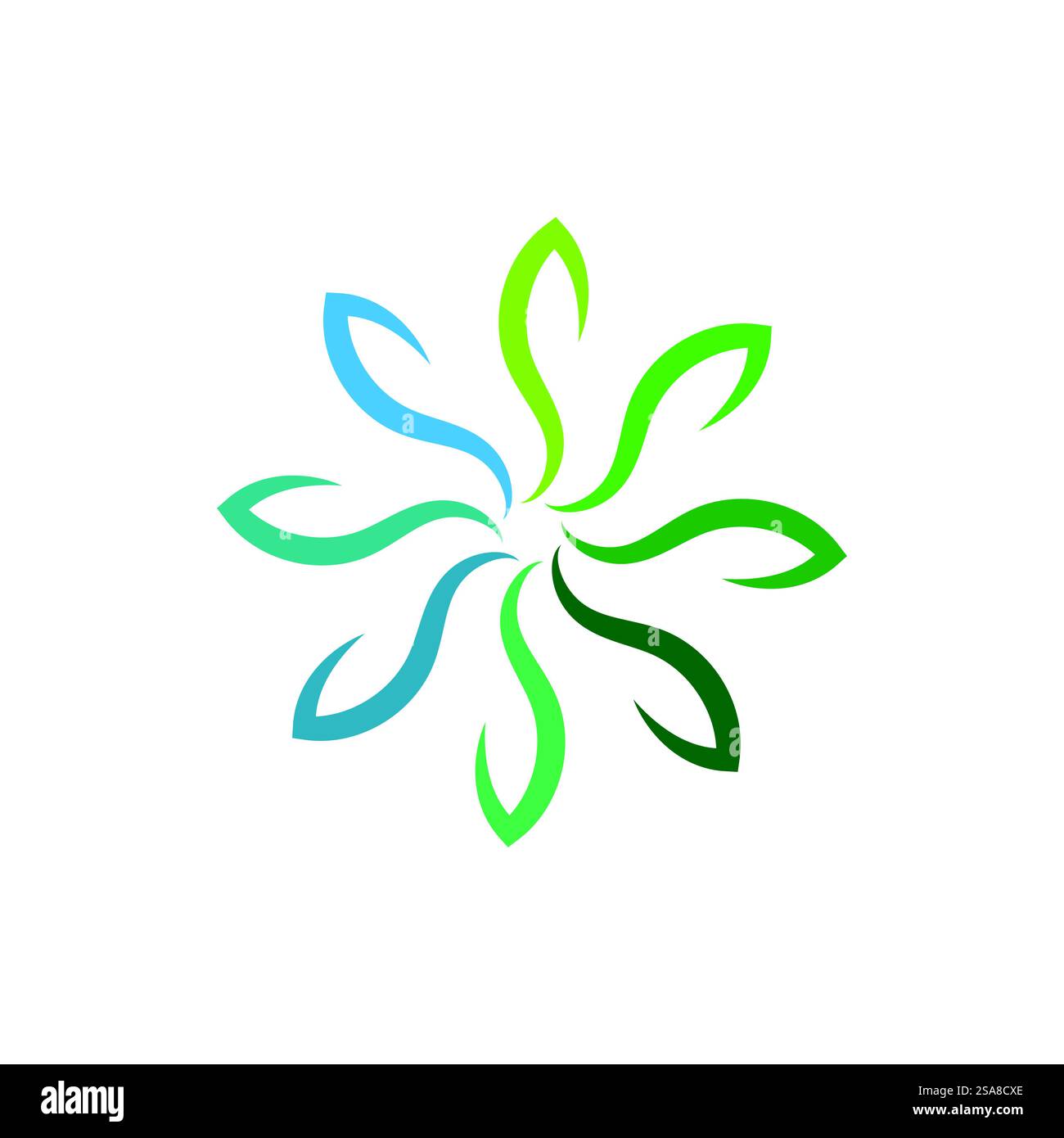 Green leaf logo vector template element symbol design Stock Vector ...