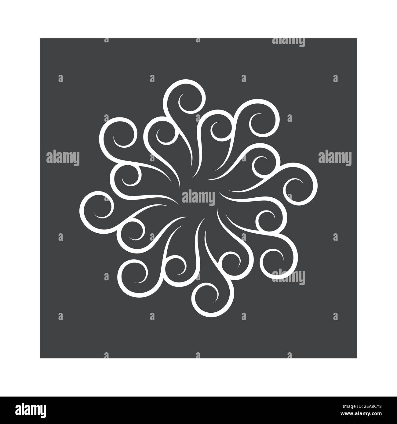 Wind logo vector symbol design Stock Vector