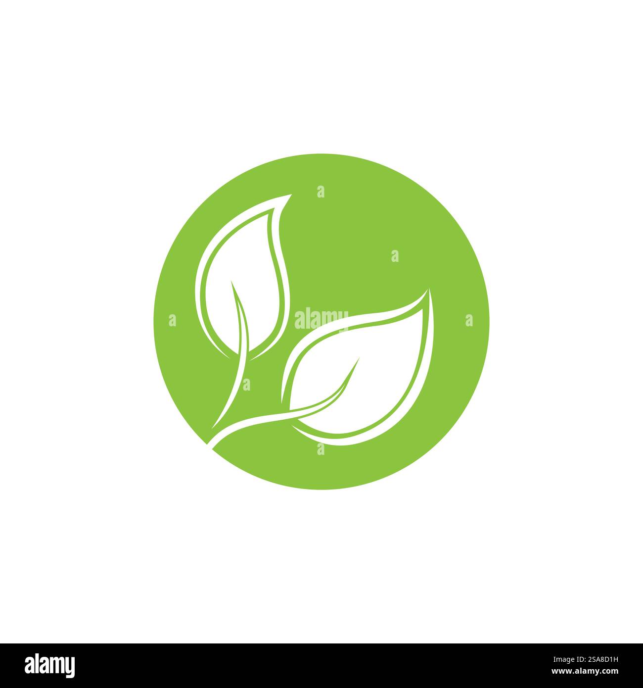 Green leaf logo vector template element symbol design Stock Vector ...