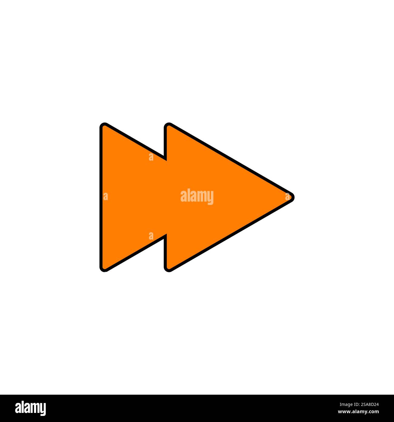 Arrow ilustration logo vector template Stock Vector