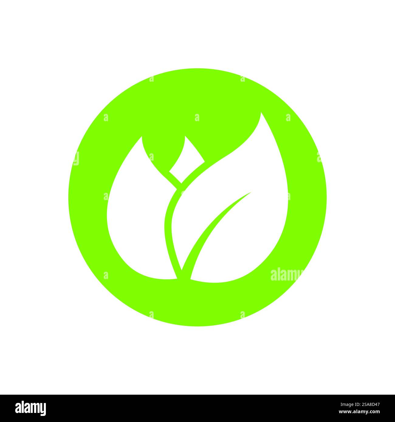 Green leaf logo vector template element symbol design Stock Vector ...