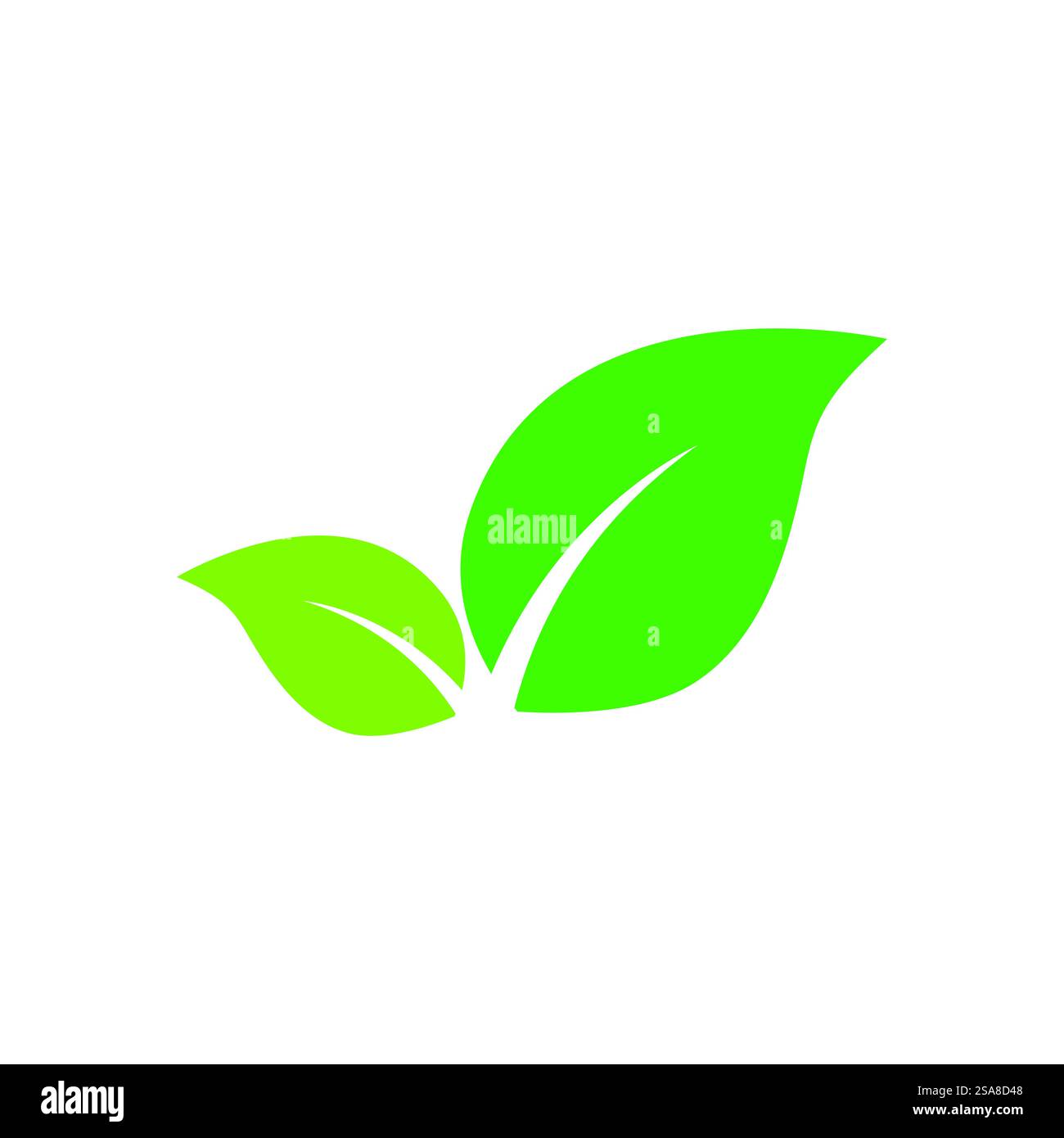 Green leaf logo vector template element symbol design Stock Vector ...