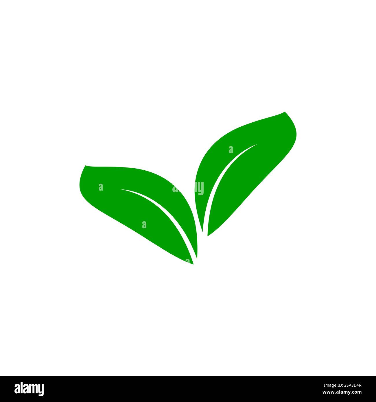 Green leaf logo vector template element symbol design Stock Vector ...