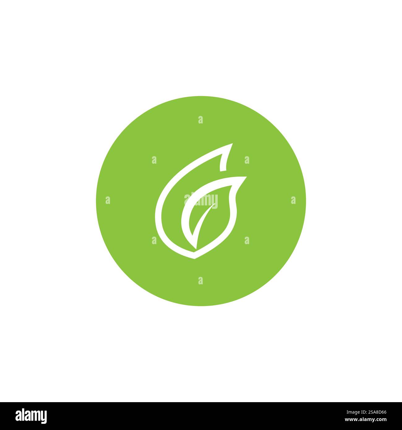 Green leaf logo vector template element symbol design Stock Vector ...