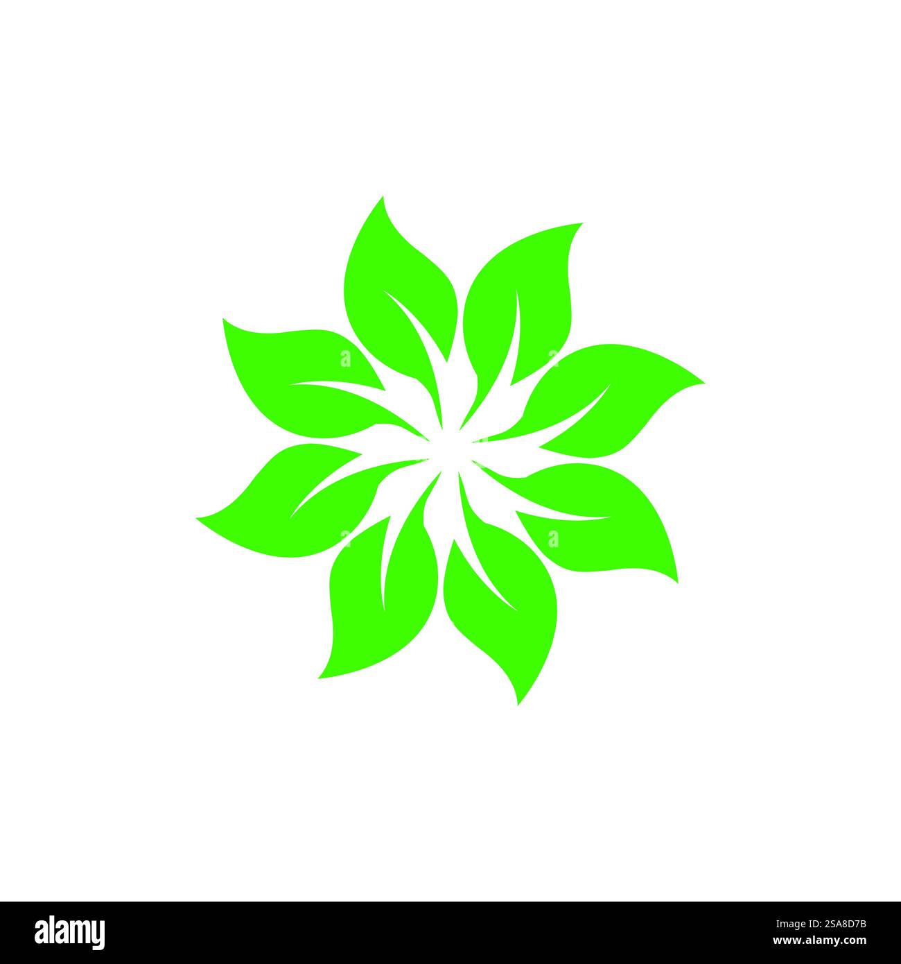 Green leaf logo vector template element symbol design Stock Vector ...