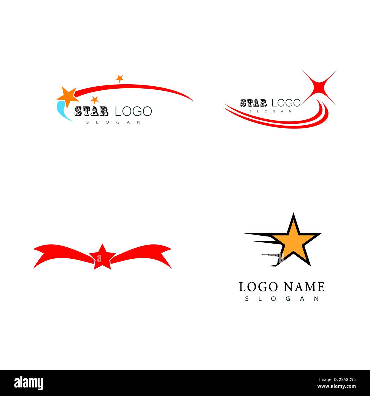 Star logo vector template element symbol design Stock Vector Image ...