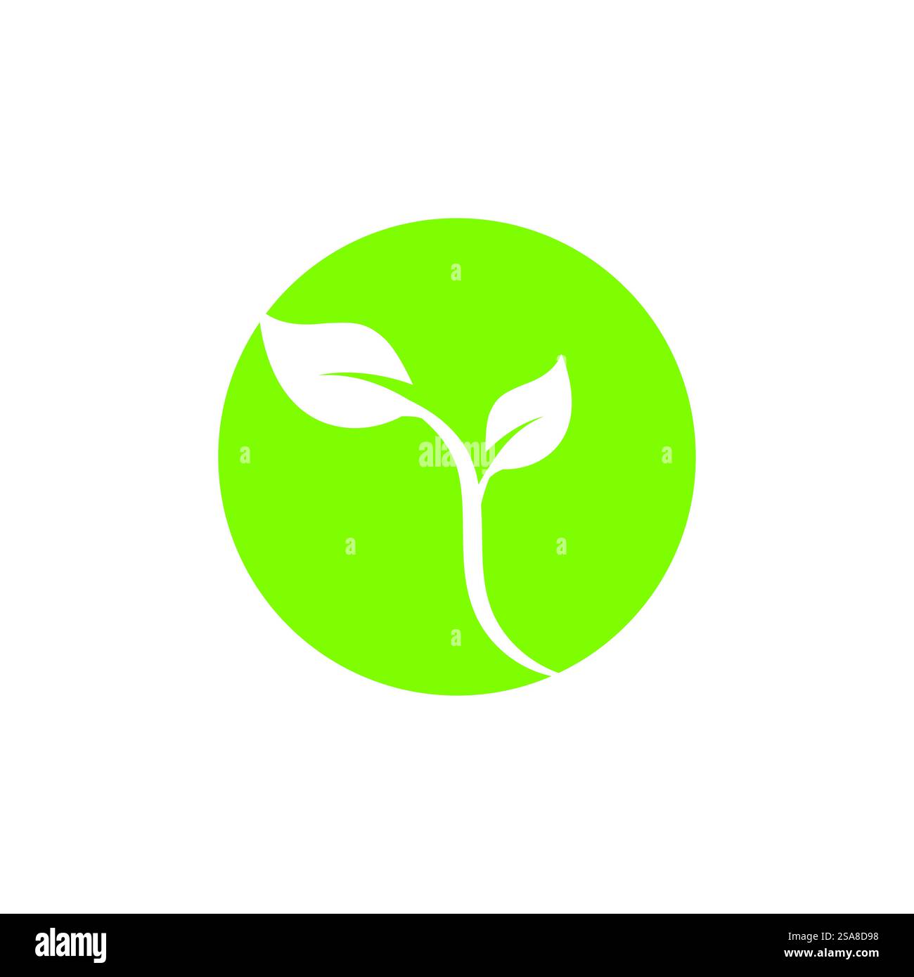 Green leaf logo vector template element symbol design Stock Vector ...