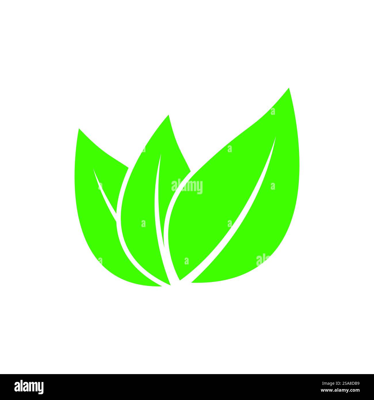 Green leaf logo vector template element symbol design Stock Vector ...